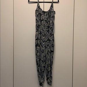 Aqua Printed Jumpsuit